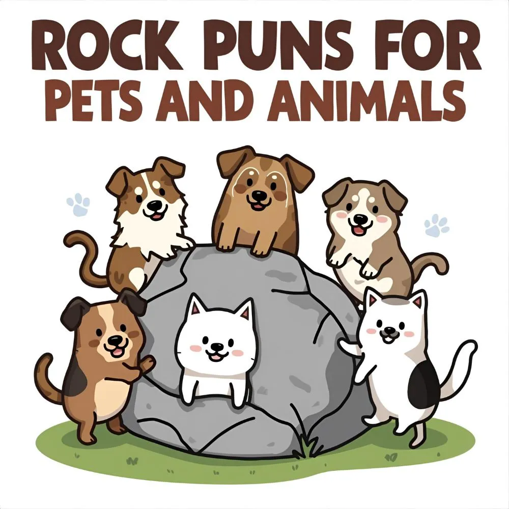 Rock Puns for Pets and Animals