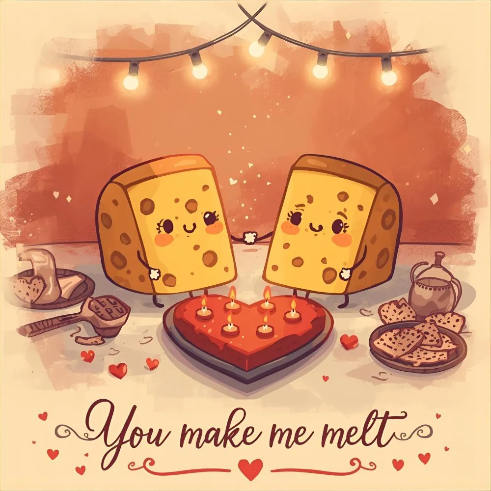 Romantic Cheese Puns for Couples
