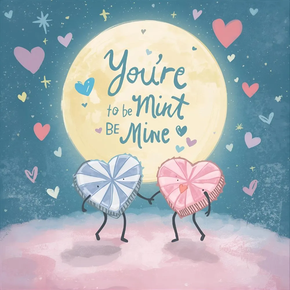 Romantic Mint Puns for Couples