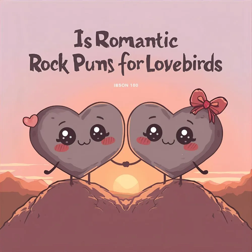 Romantic Rock Puns for Lovebirds
