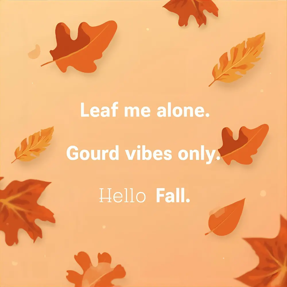  Short Autumn Puns for Captions