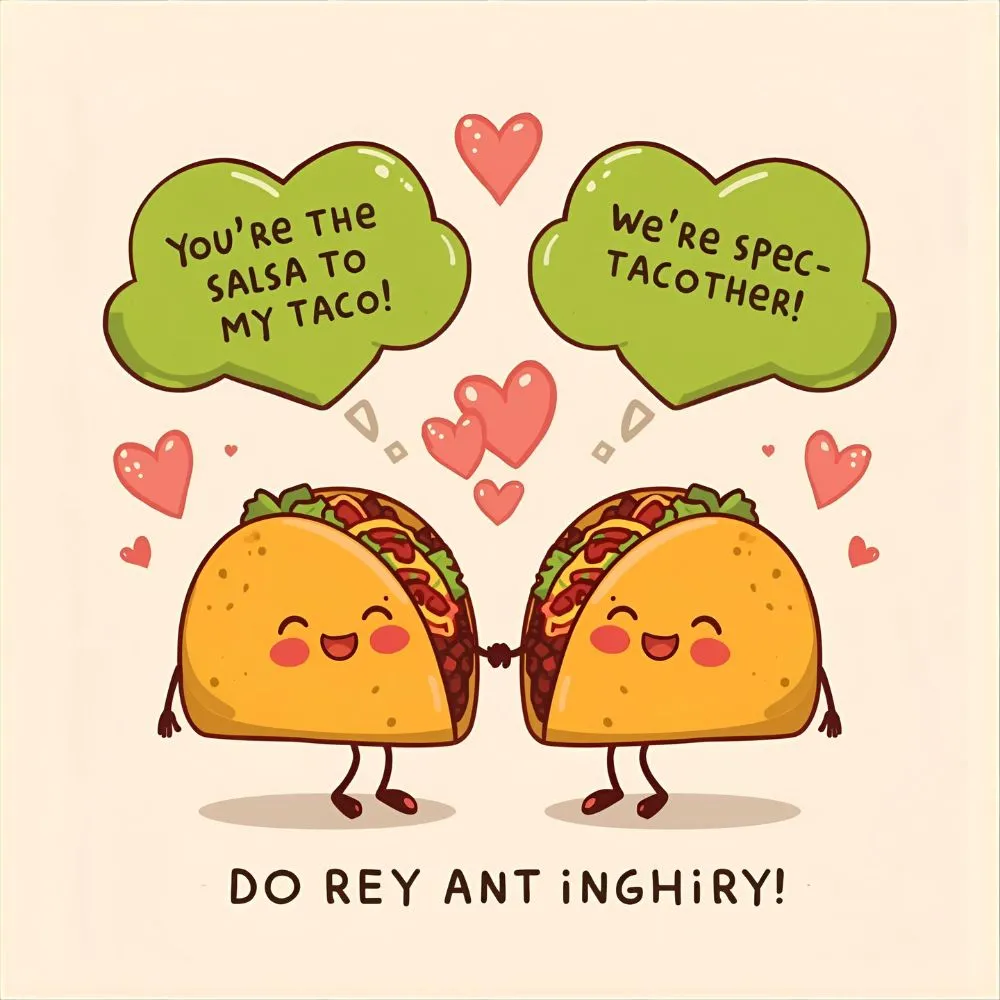 Taco Puns for Love & Relationships