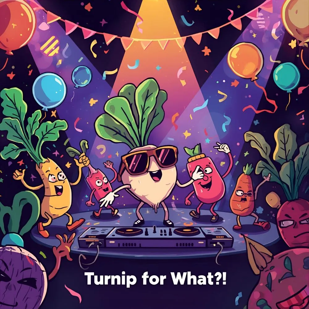 Turnip Puns for Parties & Celebrations