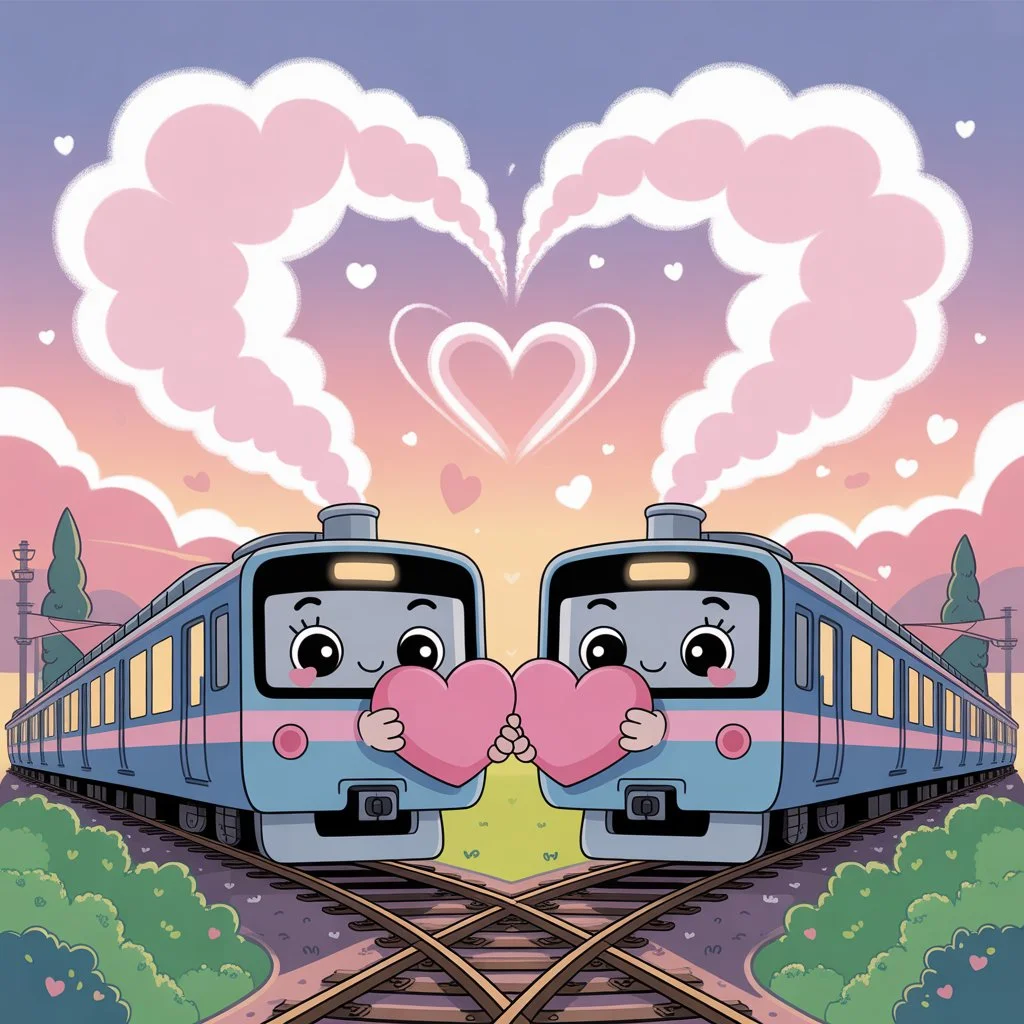 Romantic Train Puns