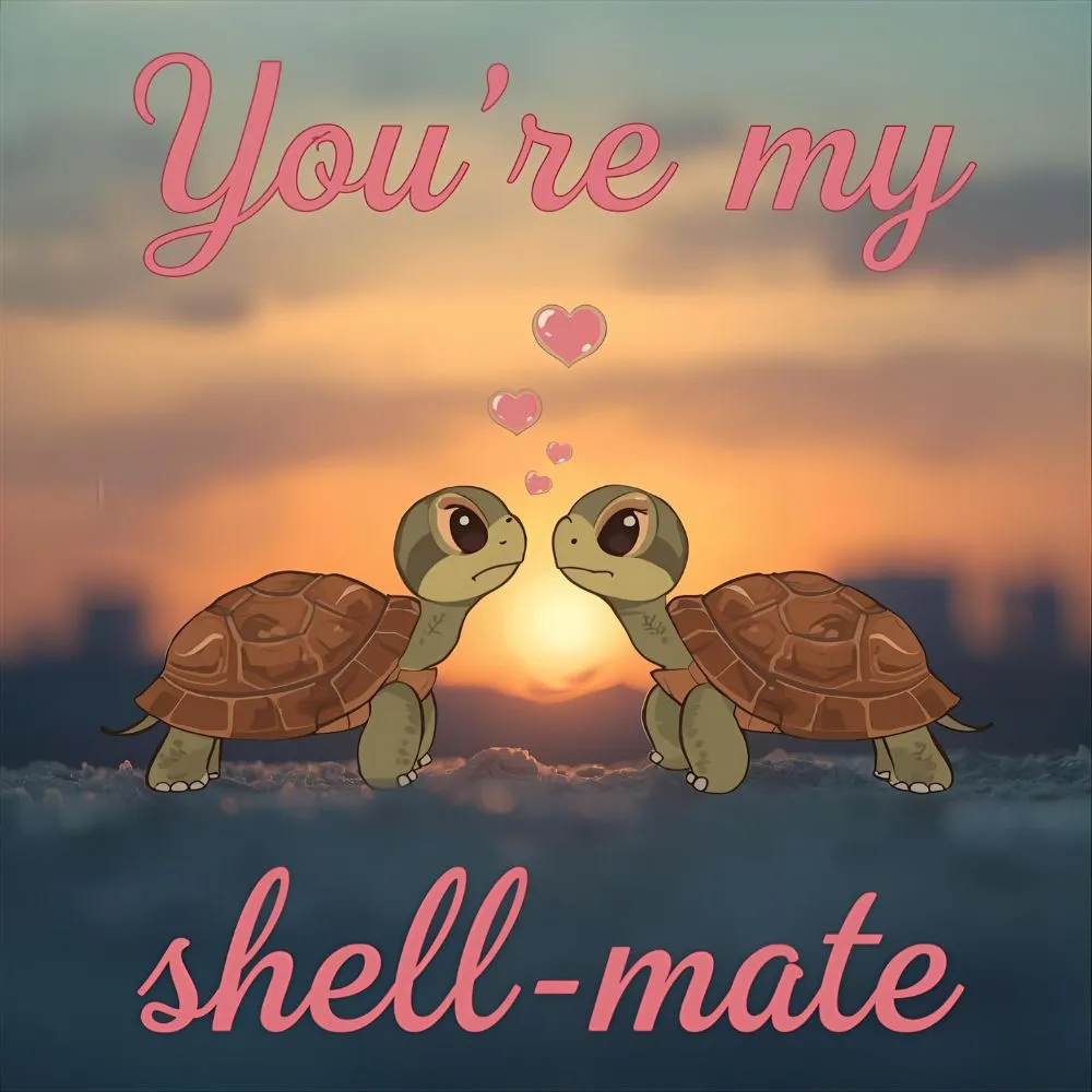 Romantic Turtle Puns for Couples