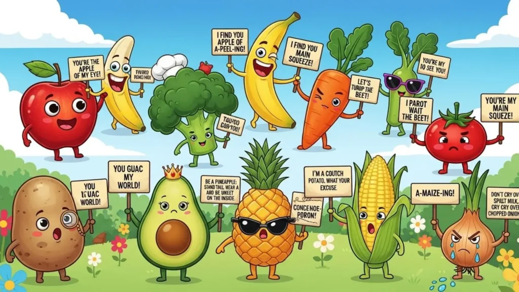 Veggie and Fruit Puns