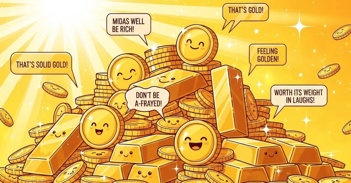 Gold puns