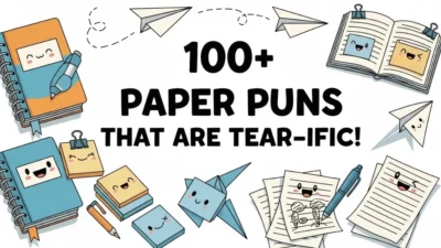 paper puns